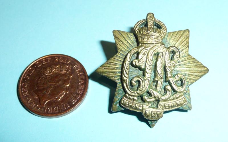 Calcutta Light Horse ( CLH ) Forage Cap / Collar badge