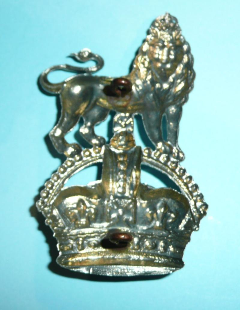 1st Royal Dragoons OR 15th / 19th Kings Own Hussars NCO's white metal Arm Badge
