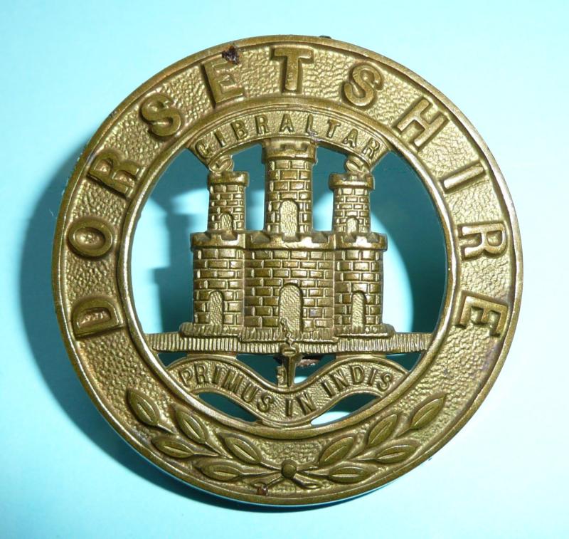The Dorsetshire Regiment Other Ranks Brass Helmet Plate Centre ( HPC ) Glengarry Badge