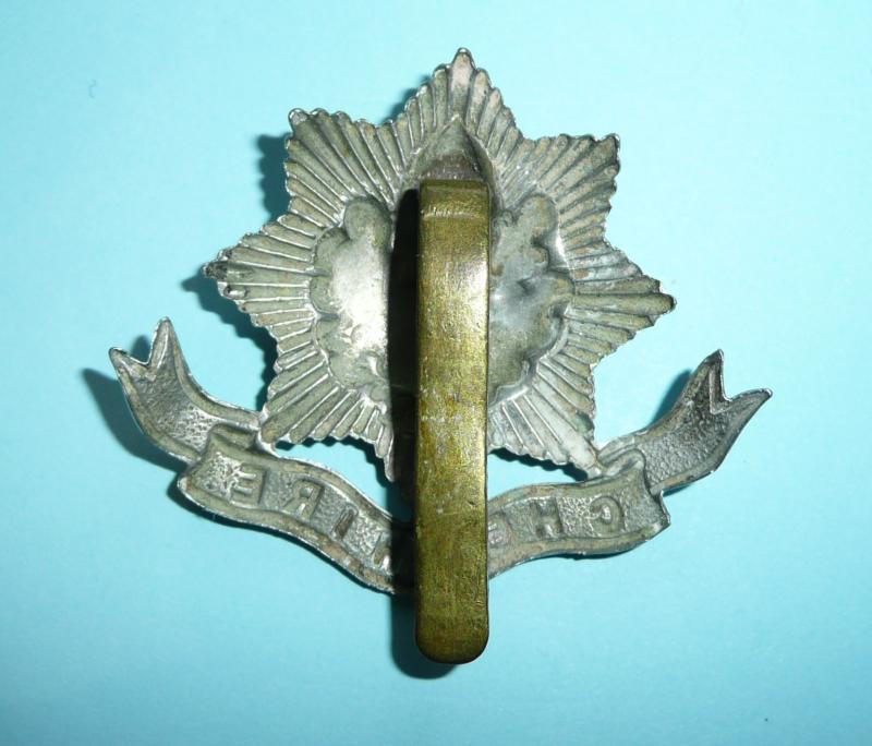 WW1 The Cheshire Regiment Other Ranks Bi-Metal Cap Badge