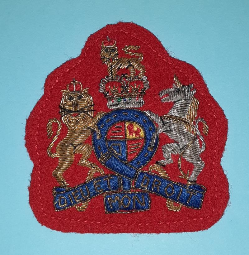 WO1 (RSM) No 1 / Mess Dress  Embroidered Bullion Rank Arm Badge, QC