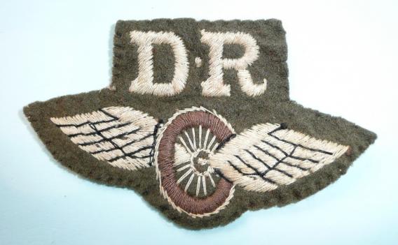 The Quartermaster's Store | WW2 Embroidered Cloth Despatch Rider Winged ...