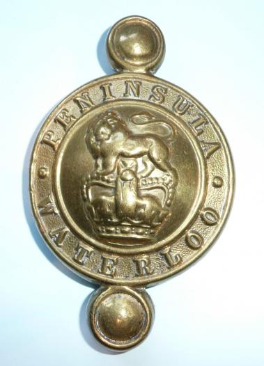 Household Cavalry Horse Furniture Bridle Bit Boss Brass Badge