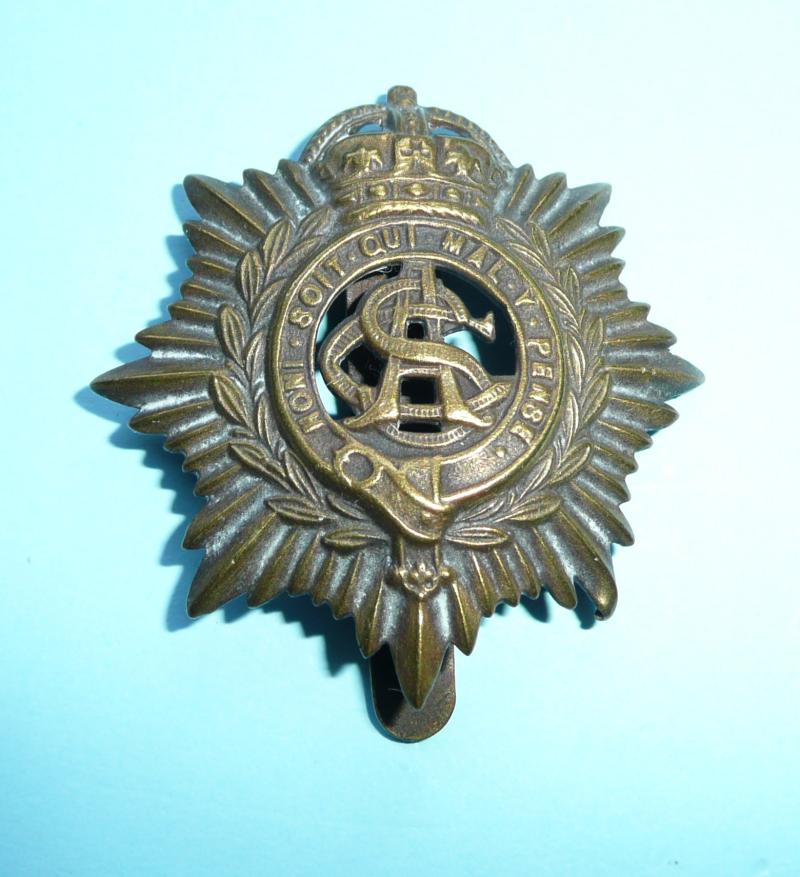 WW1 Army Service Corps ( ASC) Brass Cap Badge