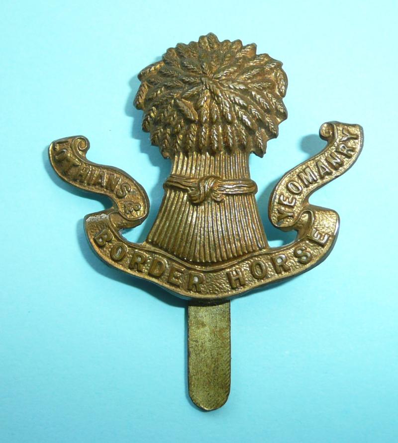Rare and Original Lothian & Border Horse Yeomanry Other Ranks Cap Badge