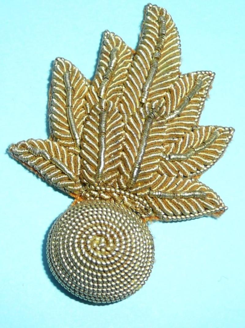 Grenadier Guards Officer's Gold Bullion Badge for Forage Cap / Side Cap