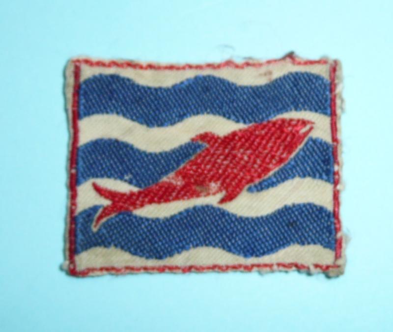 2nd Corps (1st Pattern) Silk Embroidered Cloth Formation Sign Patch Designation Arm Badge