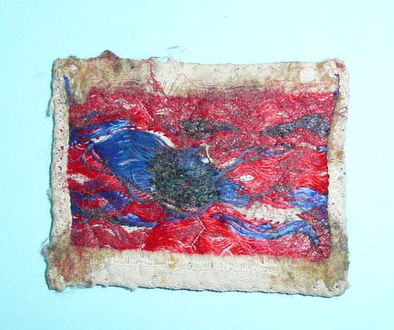 2nd Corps (1st Pattern) Silk Embroidered Cloth Formation Sign Patch Designation Arm Badge