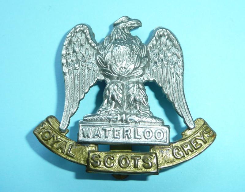 2nd Dragoons (Royal Scots Greys) Other Ranks Bi-metal Cap Badge