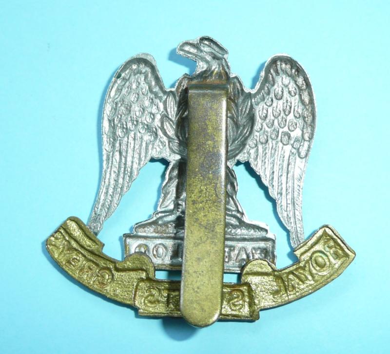 2nd Dragoons (Royal Scots Greys) Other Ranks Bi-metal Cap Badge