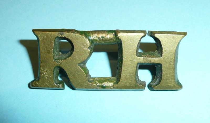 South African Royston's  Horse RH Large Souch Hat Brass Letters - Of Australian interest