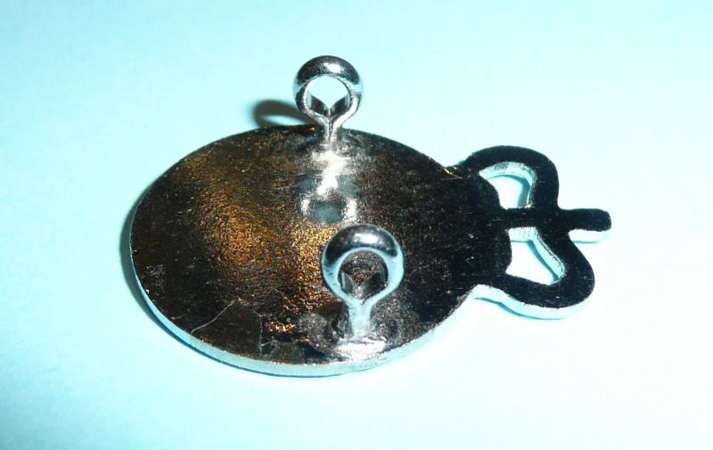 AEA (Atomic Energy Authority) Constabulary Police Chromed White Metal Collar Badge