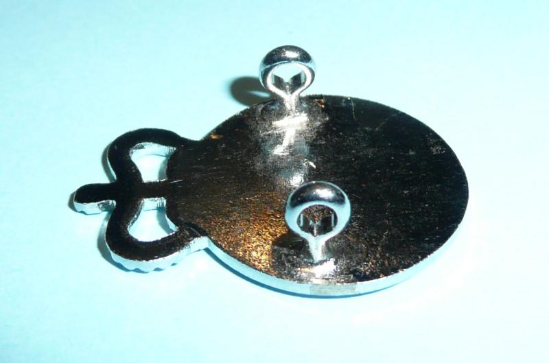 AEA (Atomic Energy Authority) Constabulary Police Chromed White Metal Collar Badge