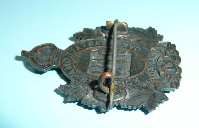 WW1 Canada - 119th CEF (Algoma) Battalion, Canadian Expeditionary Force Overseas Cap Badge