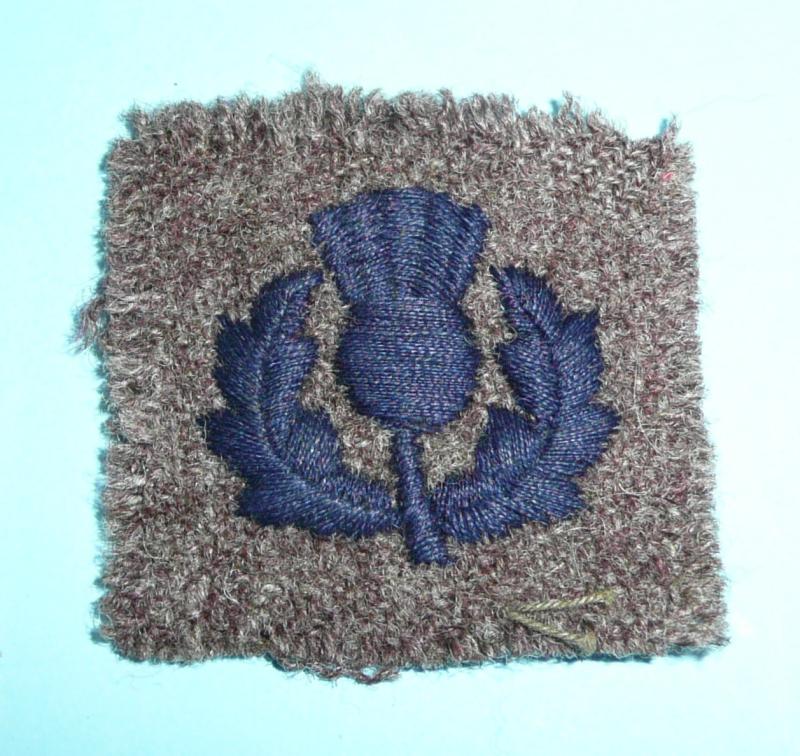 London Scottish (14th County of London Battalion / Gordon Highlanders (TA)) Embroidered Regimental Flash Arm Designation Patch Badge