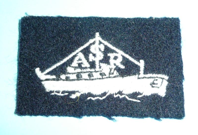 WW2 Royal Air Force (RAF) Air - Sea Rescue Service (ASR) Woven Cloth Arm Badge