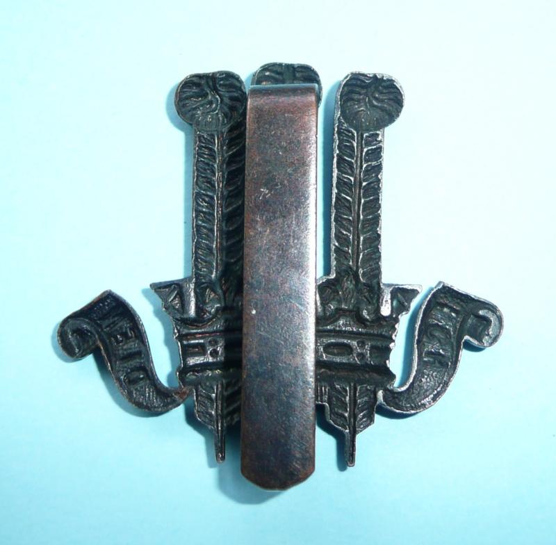 2nd King Edward VIIs Own Gurkha Rifles Regiment Other Ranks Blackened Brass Cap Badge