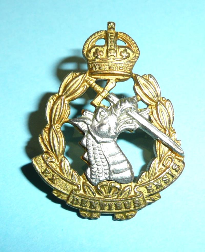 Royal Army Dental Corps RADC Officer's  No 1 Dress Collar Badge - Kings Crown, Gaunt