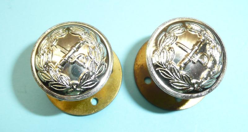 Pair of British Army Generals Screw post buttons, anodised aluminum