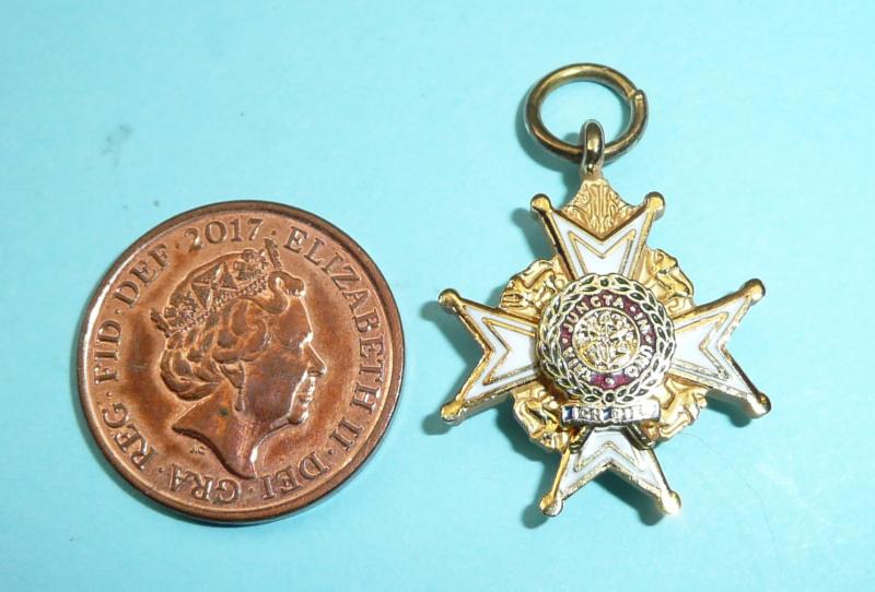 Miniature CB Order Medal - The Most Honourable Order of the Bath, Type II, Military Division, Companion