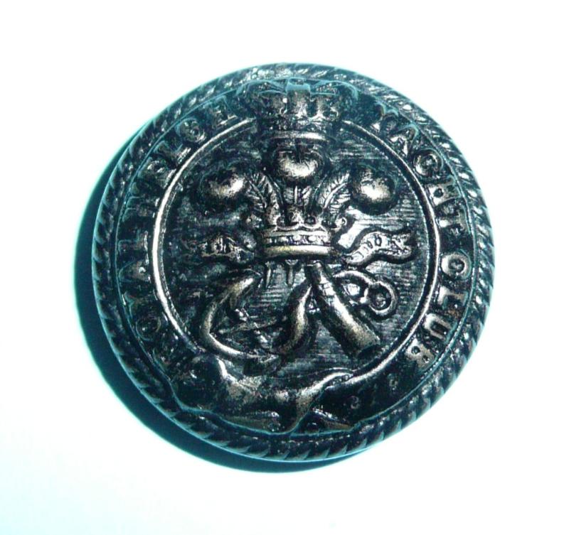 Wales - QVC Victorian Royal Welsh Yacht Club Blackened Large Pattern Button