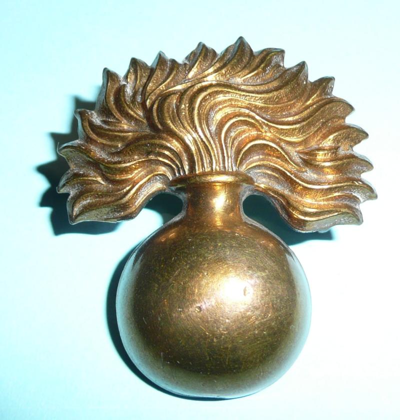The Grenadier Guards Other Ranks Brass Gilding Metal Cap Badge
