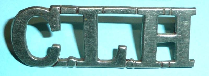 British Indian Army - Calcutta Light Horse (CLH) Shoulder Title, 1887-1947