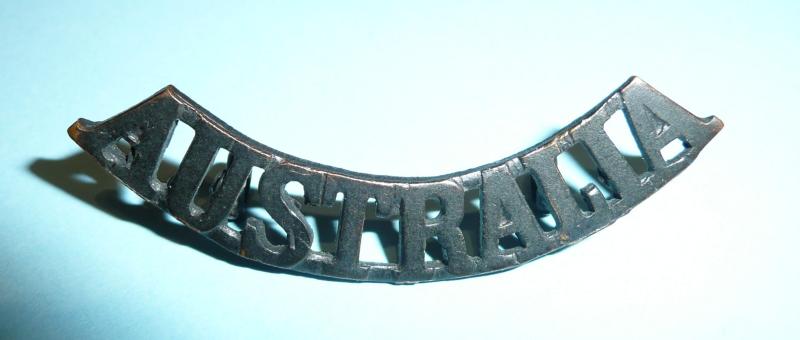 WW1 Australia Imperial Forces Bronze Shoulder Title