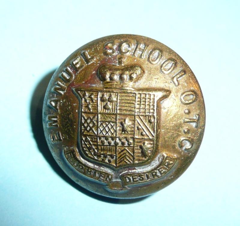 Emanuel School (Wandsworth) Officer Training Corps (OTC) Pair of Brass Buttons