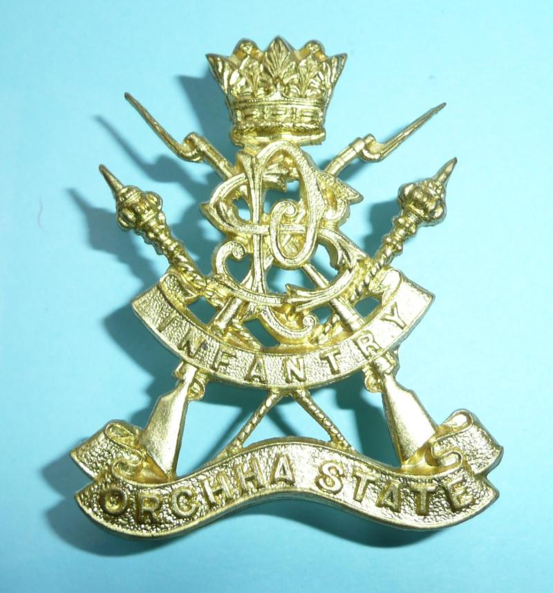 British Indian Princely State Forces - Orchha Infantry Cap Badge