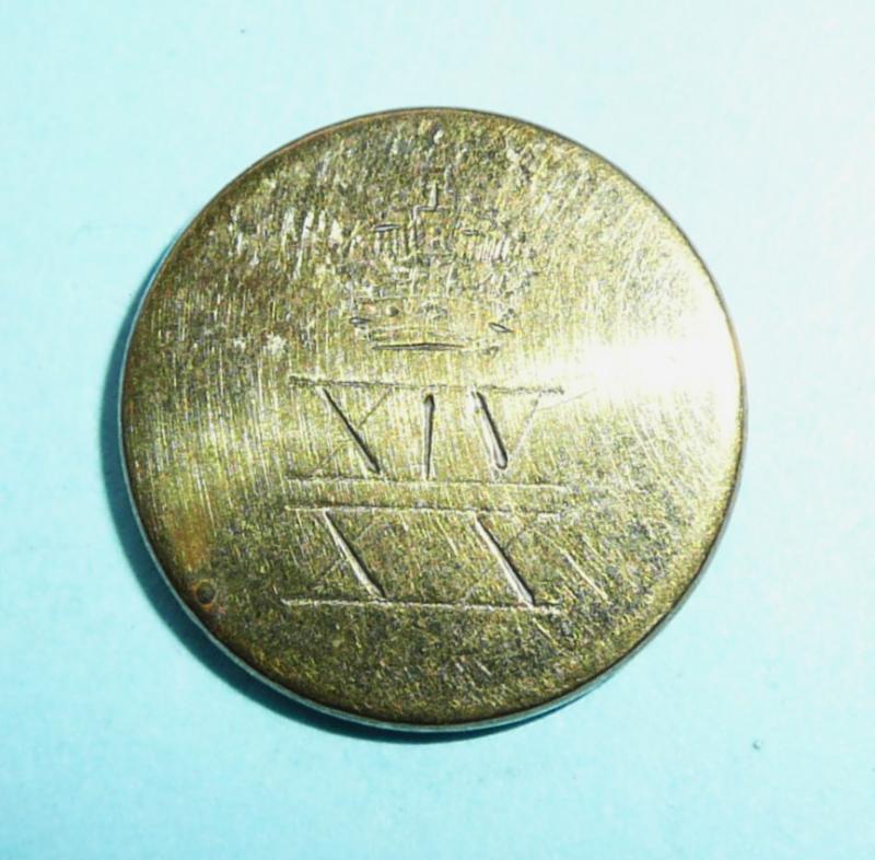 14th / 20th King's Hussars Medium Pattern Button