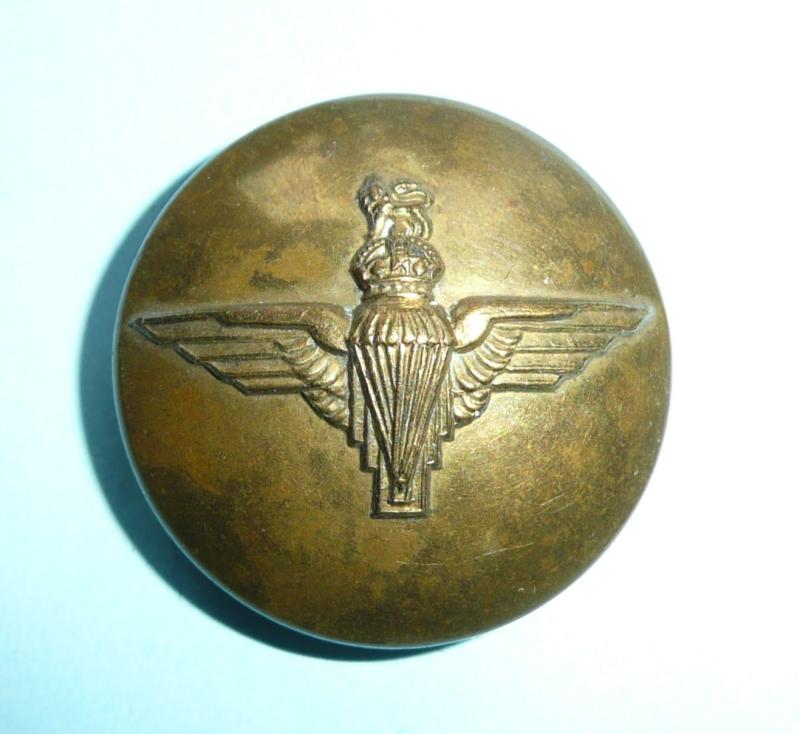 Parachute Regiment Large Pattern Brass Button  - King's Crown