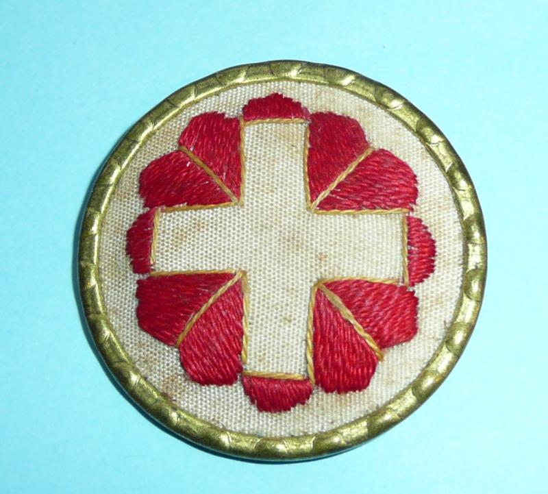 Swiss Switzerland Hand Embroidered 1st August 1939 Badge  - Charitable Donation Badge for Needy Mothers