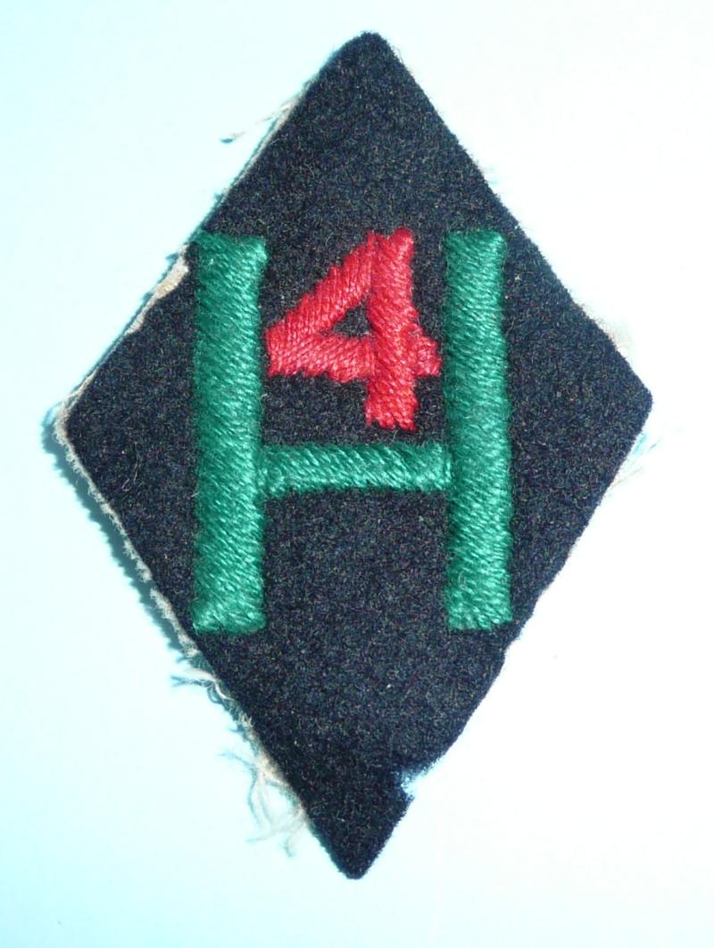 WW2 76th Highland Field Regiment Royal Artillery Embroided Felt Cloth Formation Sign Flash Designation Patch Badge - 1st Pattern