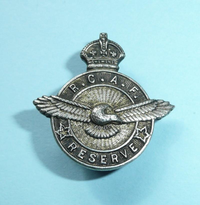WW2 Canada  - Original RCAF Reserve Silver Wing Lapel Badge – Birks