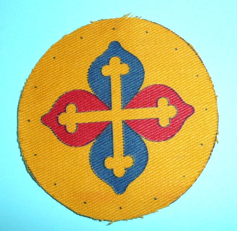 Wessex Training Brigade Printed Cloth Formation Sign Patch Flash Designation Arm Badge