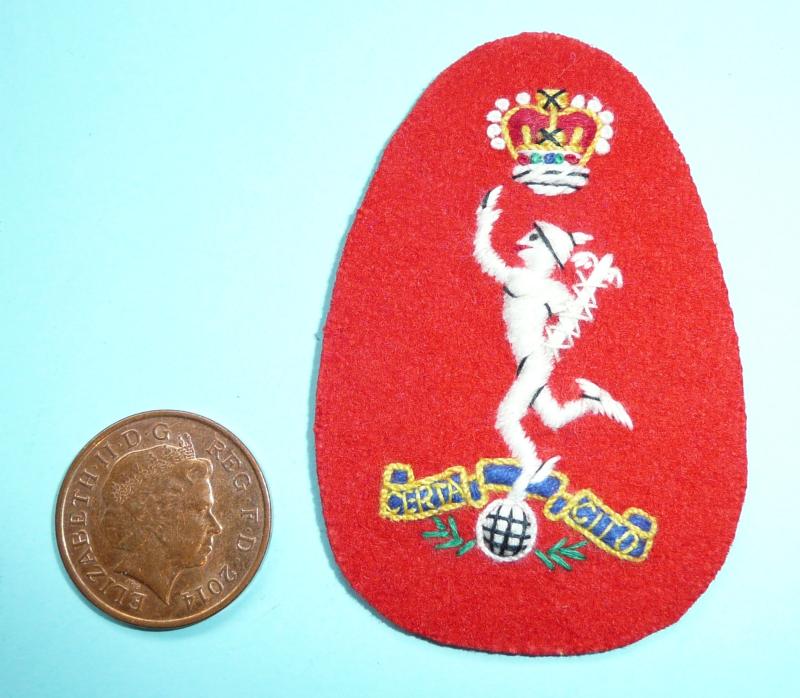 The Essex Yeomanry (EY) Other Ranks Embroidered Beret Badge