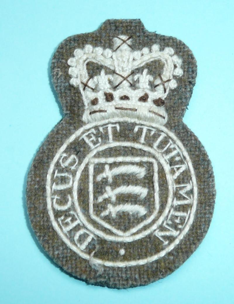 The Essex Yeomanry SNCO's Embroidered Arm Badge - No 2 Dress