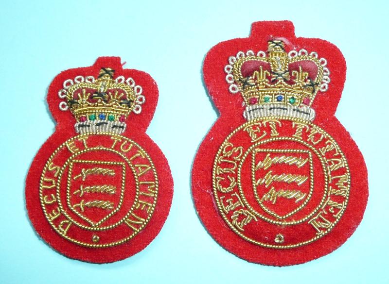 The Essex Yeomanry SNCO's Embroidered Arm Badge - Mess Dress (the smaller example)