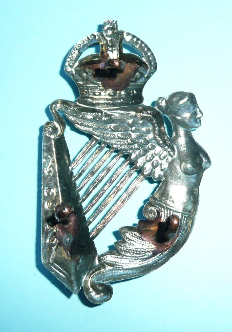 5th Royal Irish Lancers / 16th/5th The Queen's Royal Lancers / 8th King's Royal Irish Hussars NCOs Arm Badge - Voided centre and strings