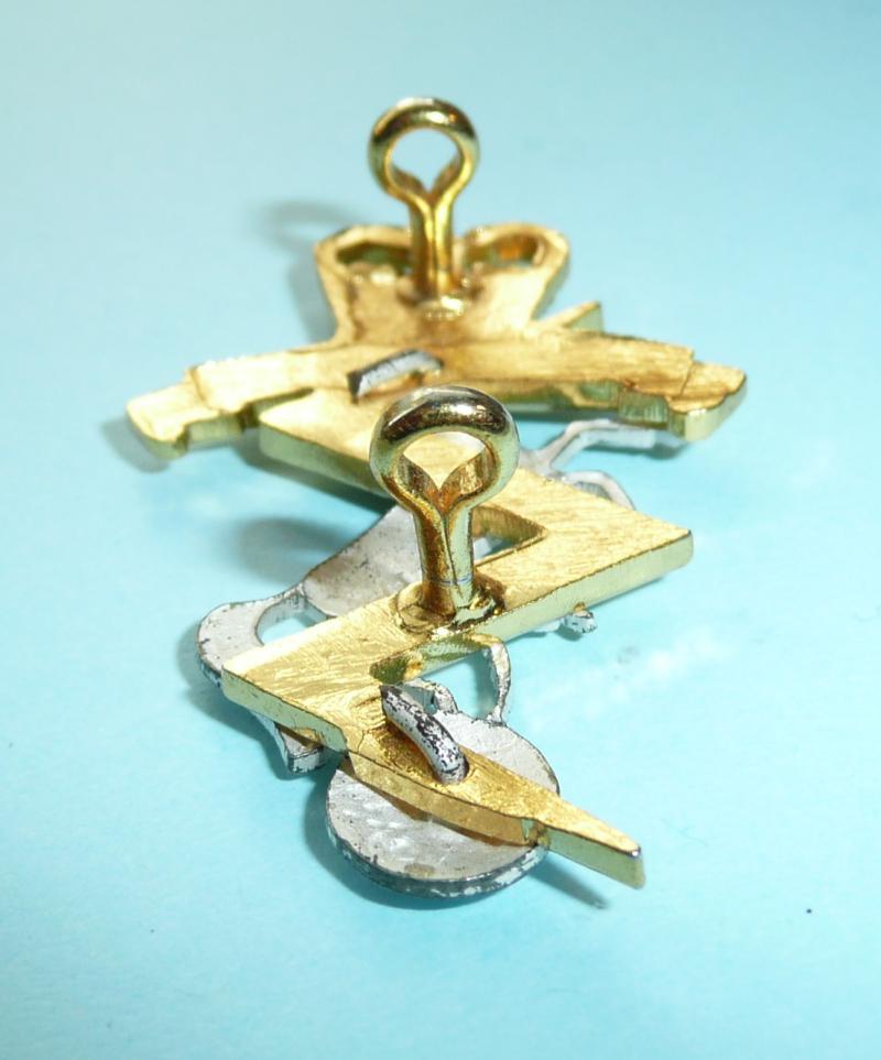 REME Royal Electrical Mechanical Engineers Officer's Cap Badge, QEII Crown