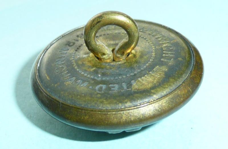 Irish Guards Other Ranks Large Pattern Brass Button, King's Crown