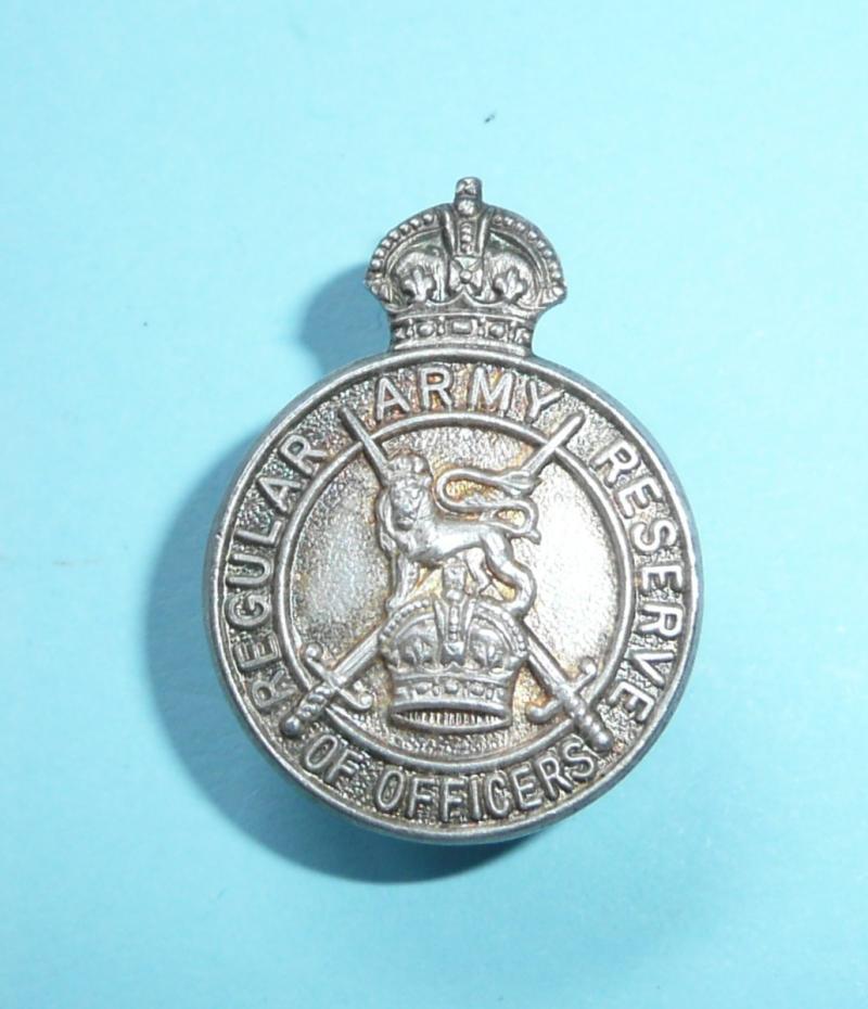 WW2 Home Front Hallmarked Silver Officers Regular Army Reserve Mufti Buttonhole Badge
